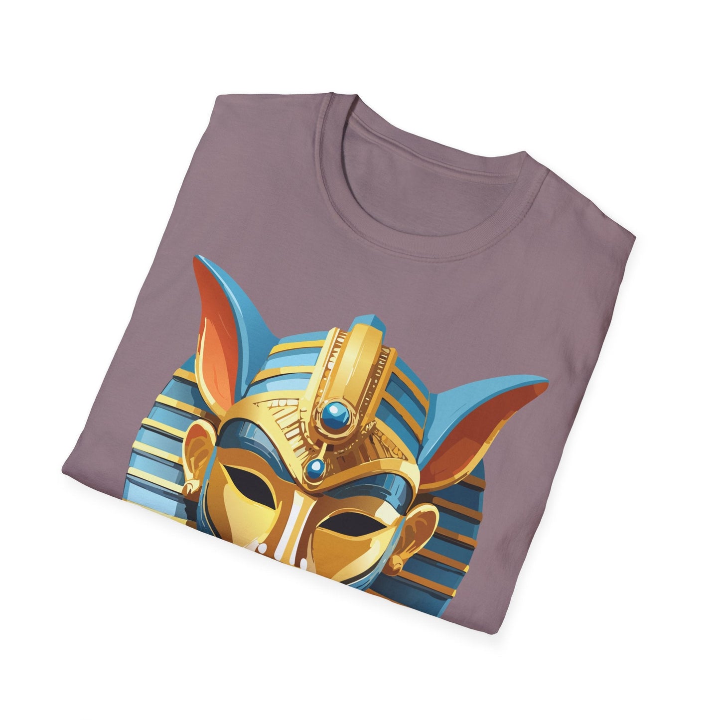 Mask Tee Shirt Unisex Softstyle Cotton Tee With Masquerade Art Design Gildan Softstyle