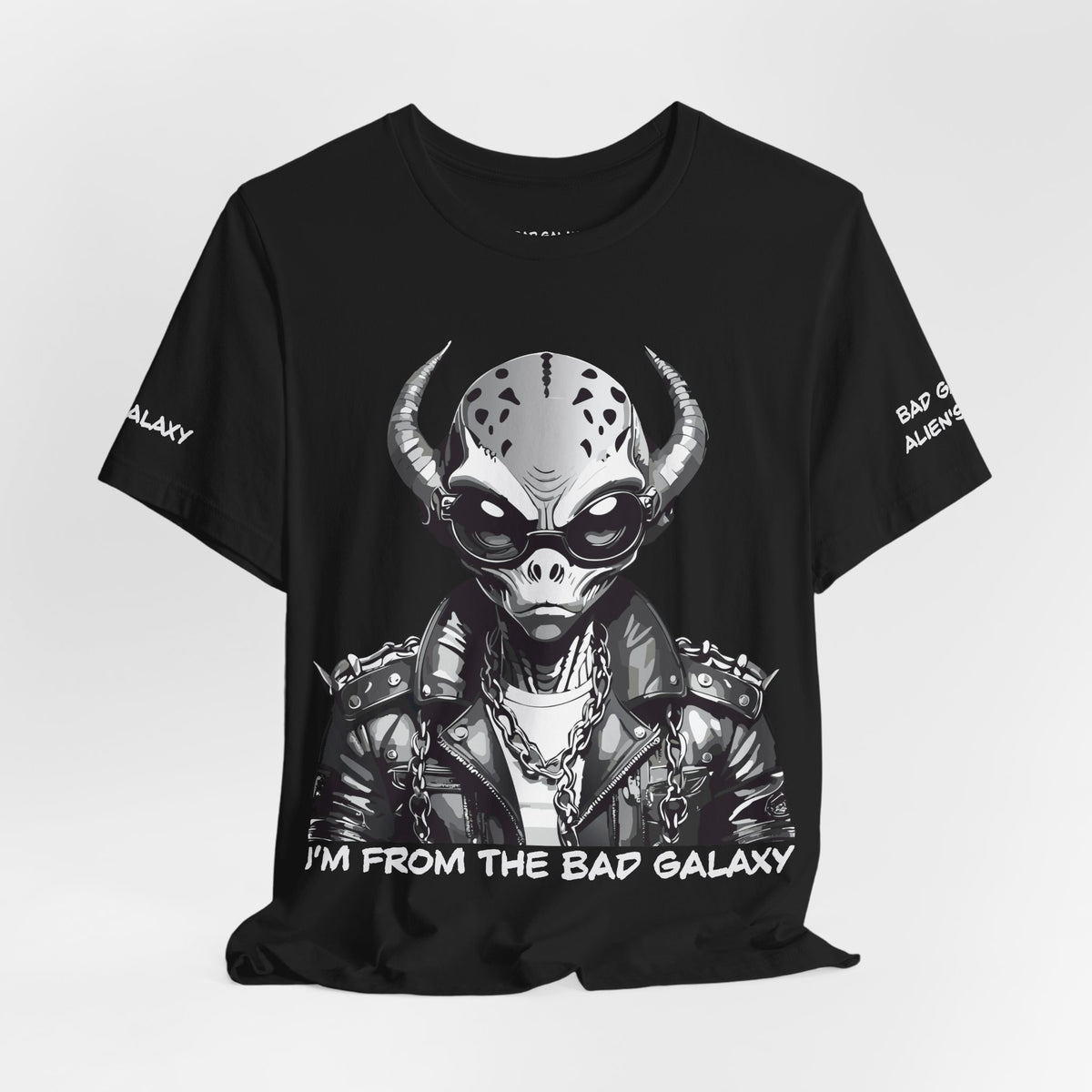 Alien Graphic Unisex Cotton Bella+Canvas Tee with Art Design b80