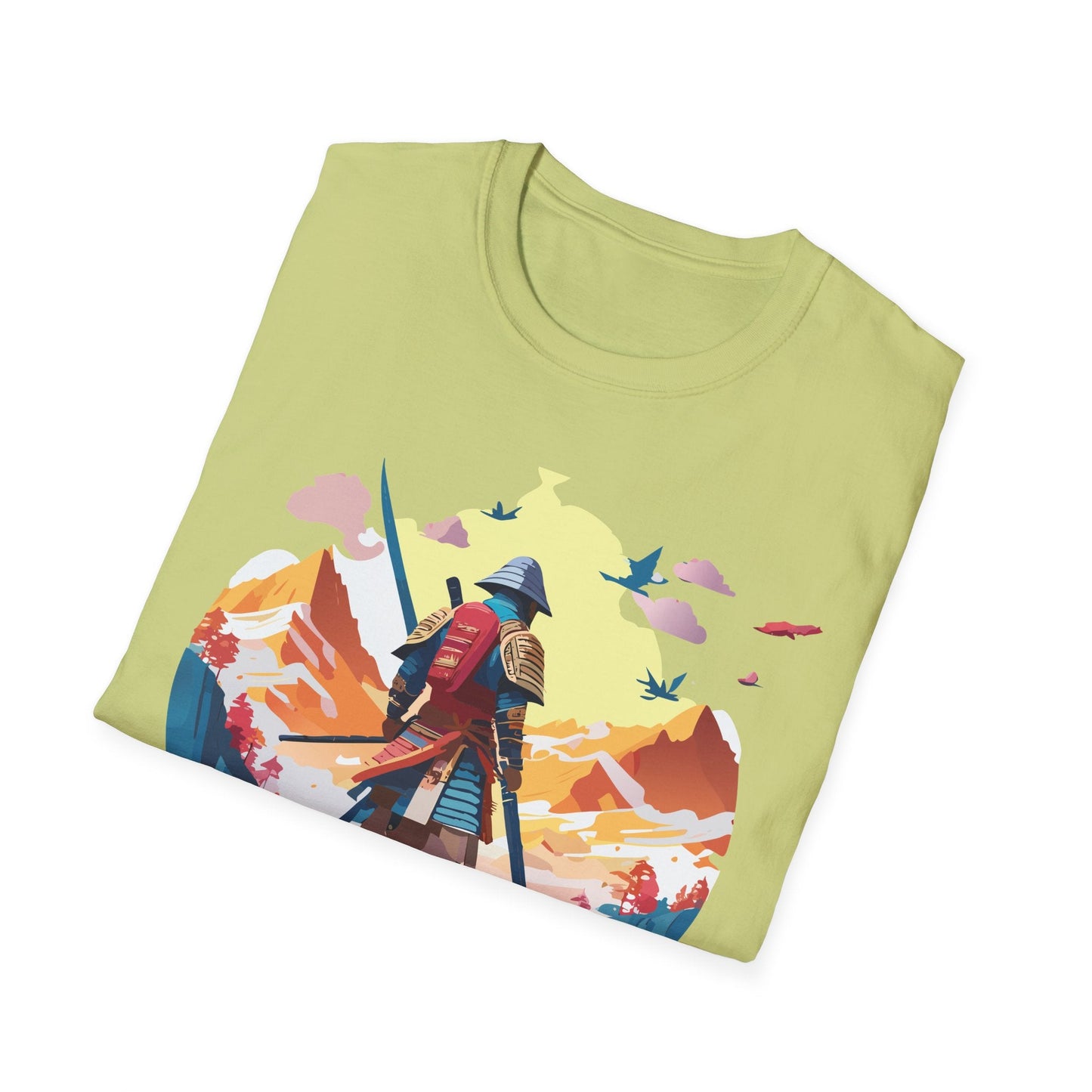 Samurai Shirt Unisex T Shirt Gildan Softstyle 64000 Cotton Tee For Everyday Comfort