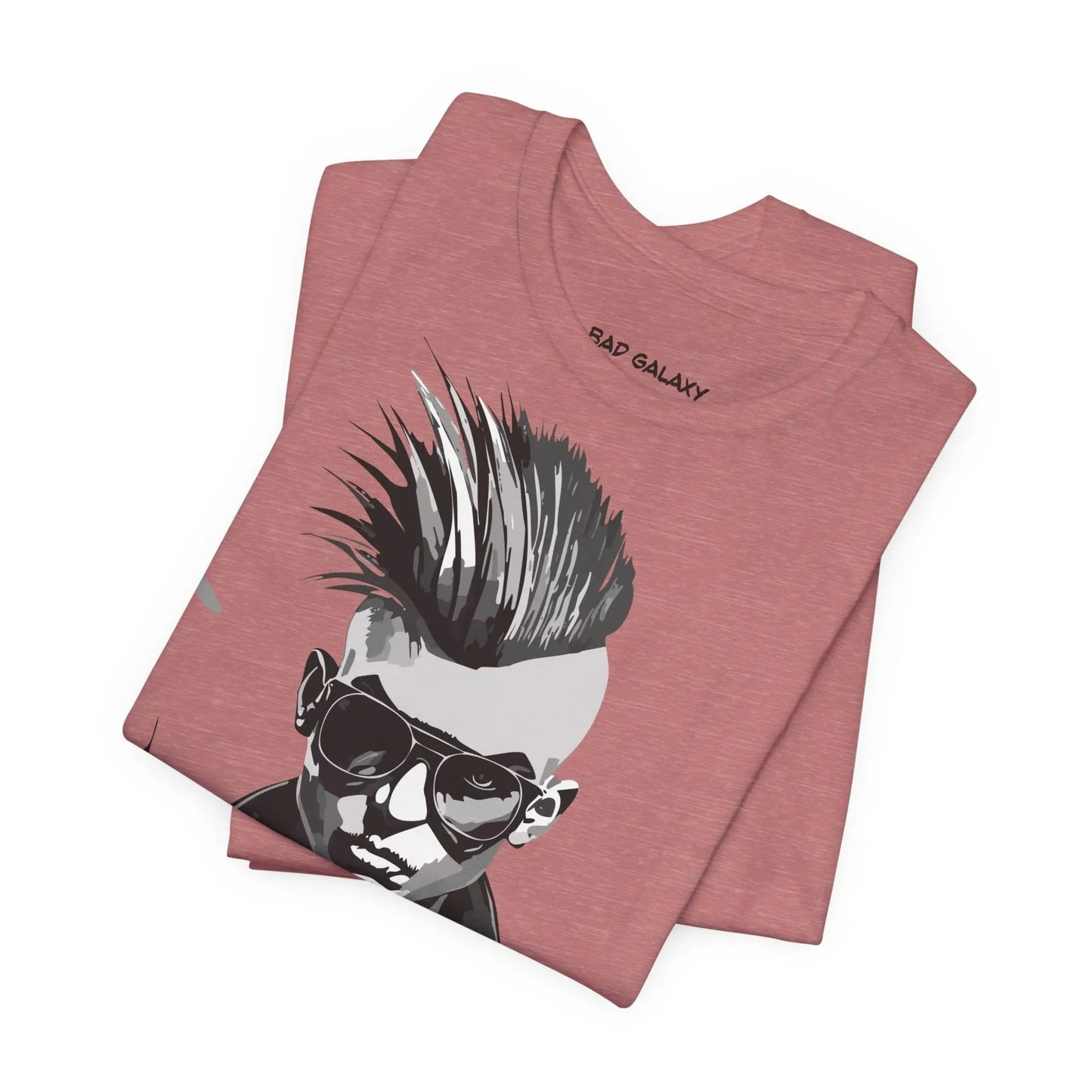 Punk Rock Tee Shirt From Bad Galaxy Made To Order 100 Percent Cotton Eco Friendly Inks