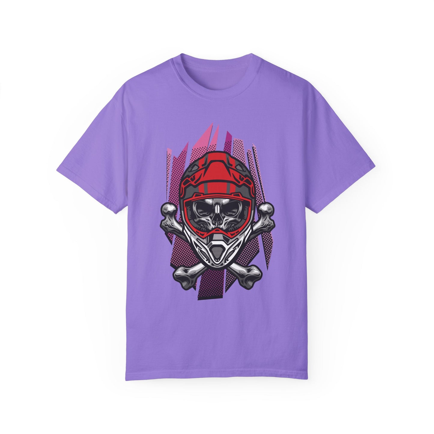 Unisex Cotton Tee Shirt with Skull