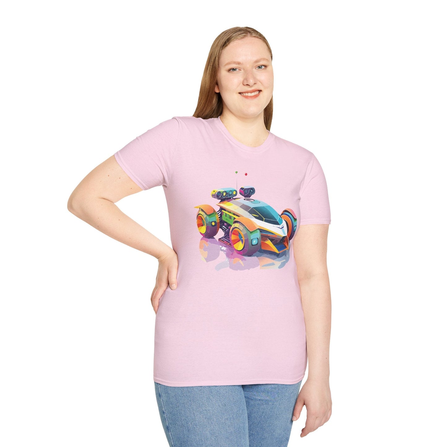 Car T Shirt Unisex Softstyle Tee With Cars Art Design Hot Wheels Edition Premium Cotton