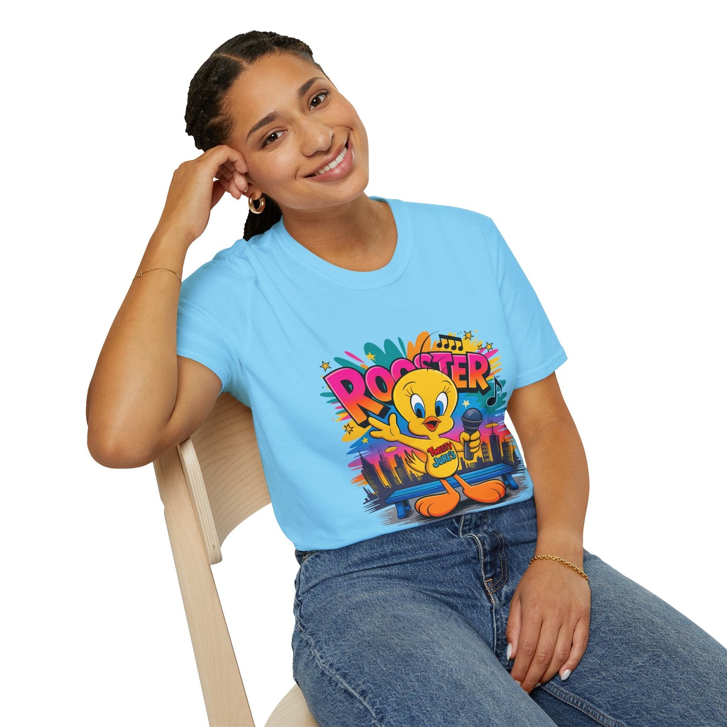 Cartoon T Shirt With Animation And Funny Animals Tee Shirt For Unisex Wear Comfortable