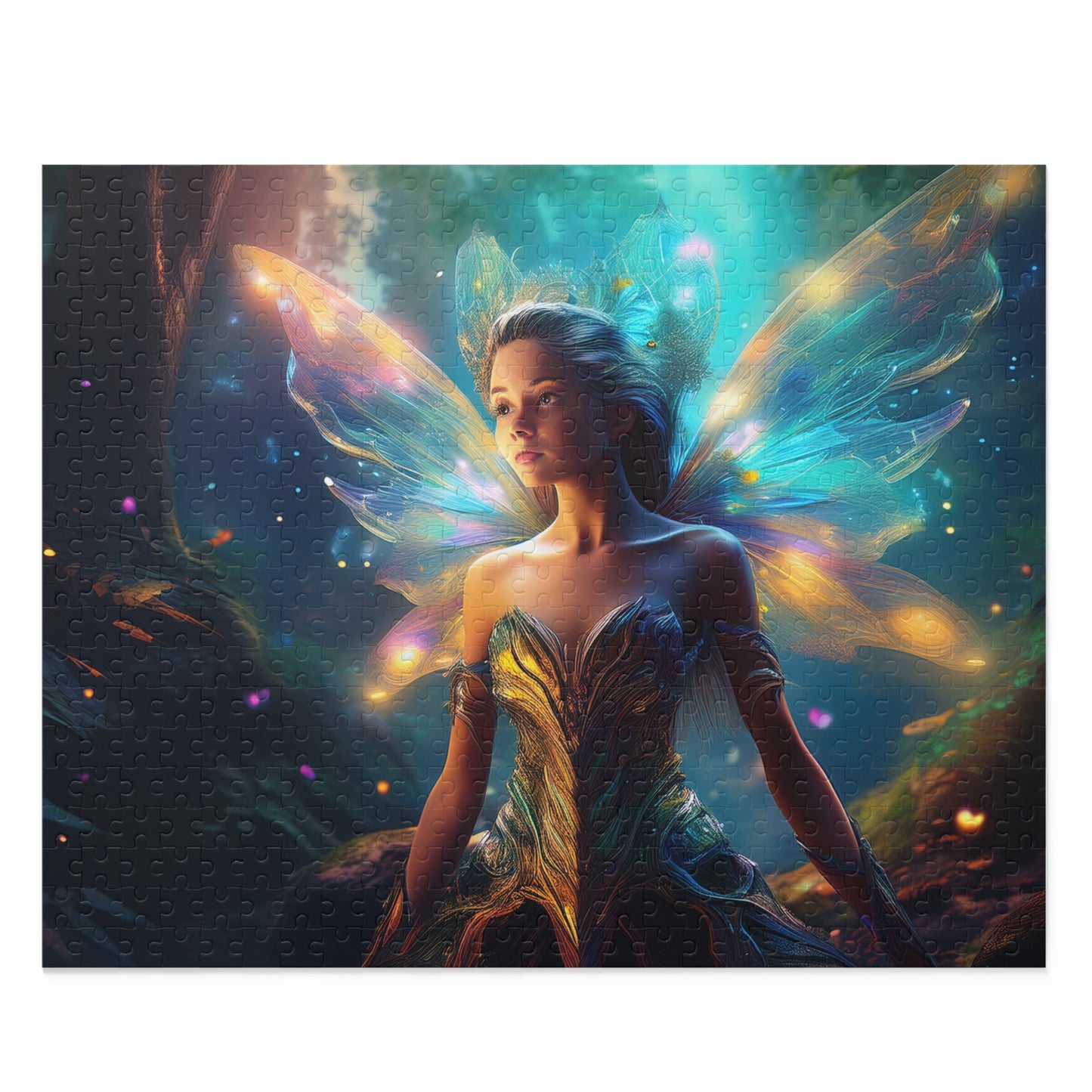 Fairy Puzzle 500-Chipboard Pieces in Box | Kids Puzzles Size: 16" x 20",  Ages 9+ and Family pn6