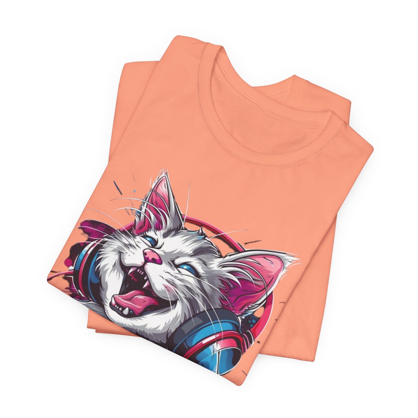 Gina Cartoon Cat Tee Shirt, Funny Cat T-Shirt, Pet Shirt, Animal Tees, Funny Animal T-Shirt, Graphic Tee