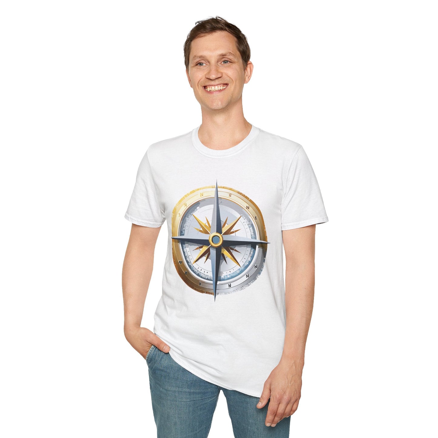 Compass Navigator Graphic Tee Unisex 100 Cotton 13