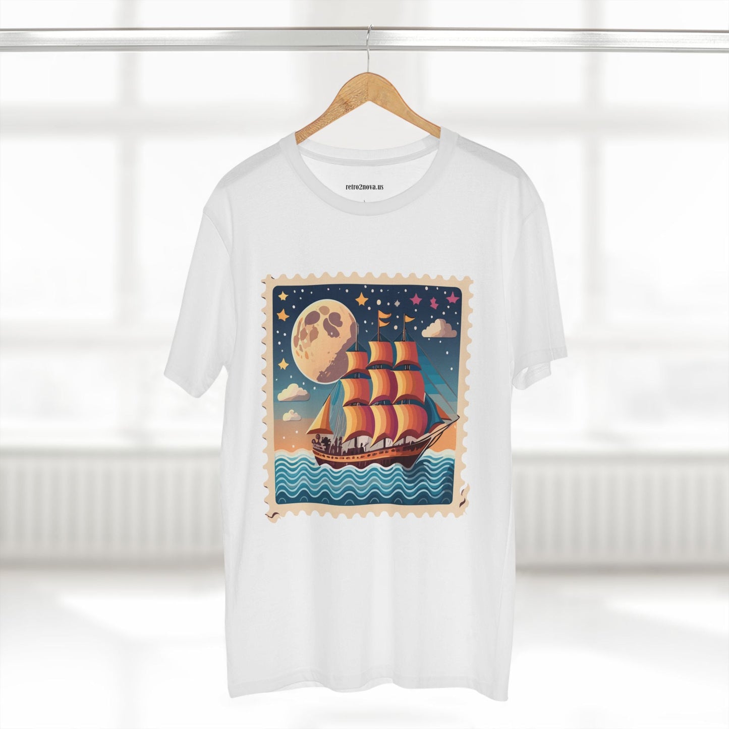 Stamp Shirt Postage Stamp Shirt PS 42 Unisex Premium Cotton Tee With Original Art Design Retro2Nova