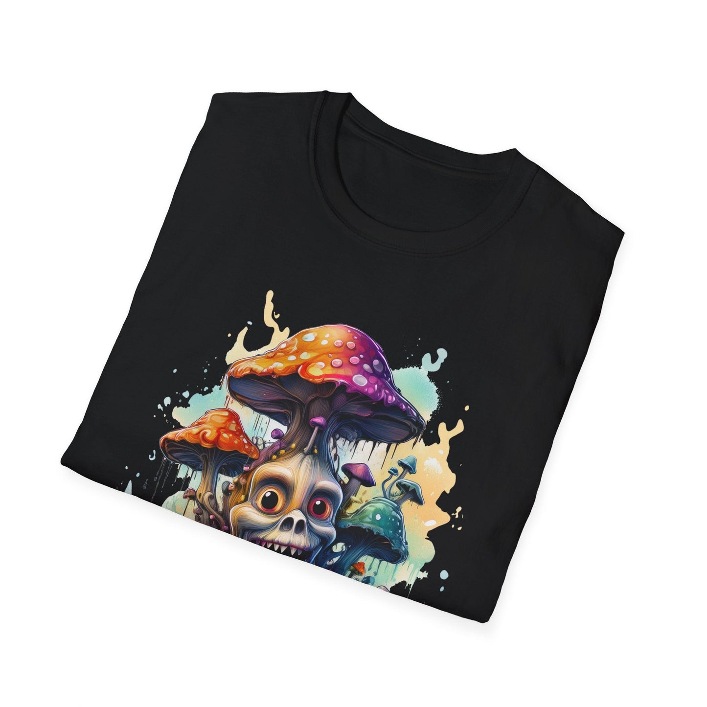 Mashroom Tee Shirt Unisex Graphic Mashroom Tee Fun Fungus Design Softstyle 64000