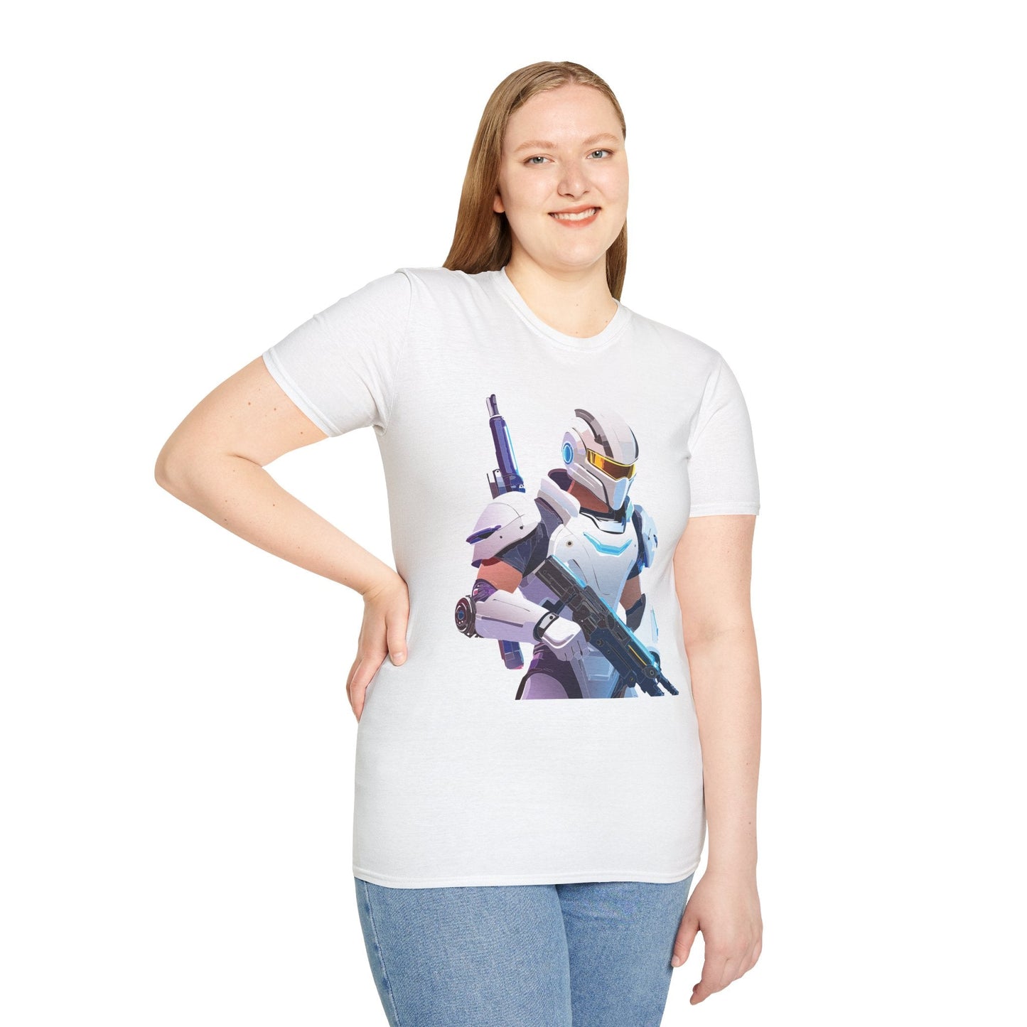 Robocop T Shirt Unisex Softstyle 64000 Gildan 100 Percent Ring Spun Cotton Graphic Tee