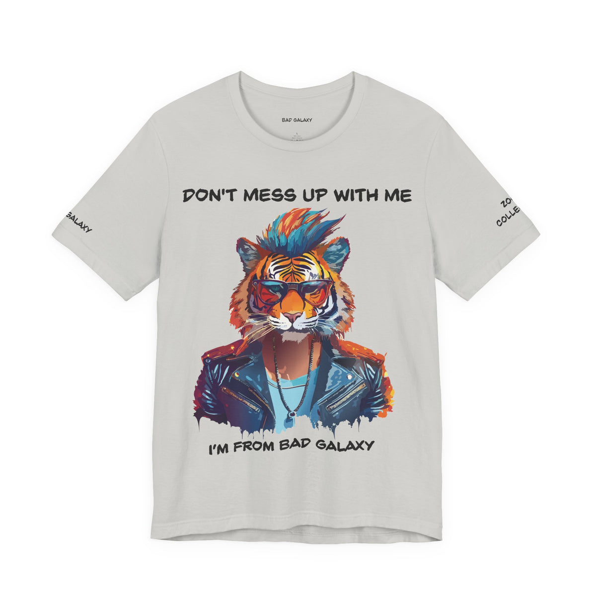 Animal Graphic Unisex Cotton Bella+Canvas Tee with Art Design b7