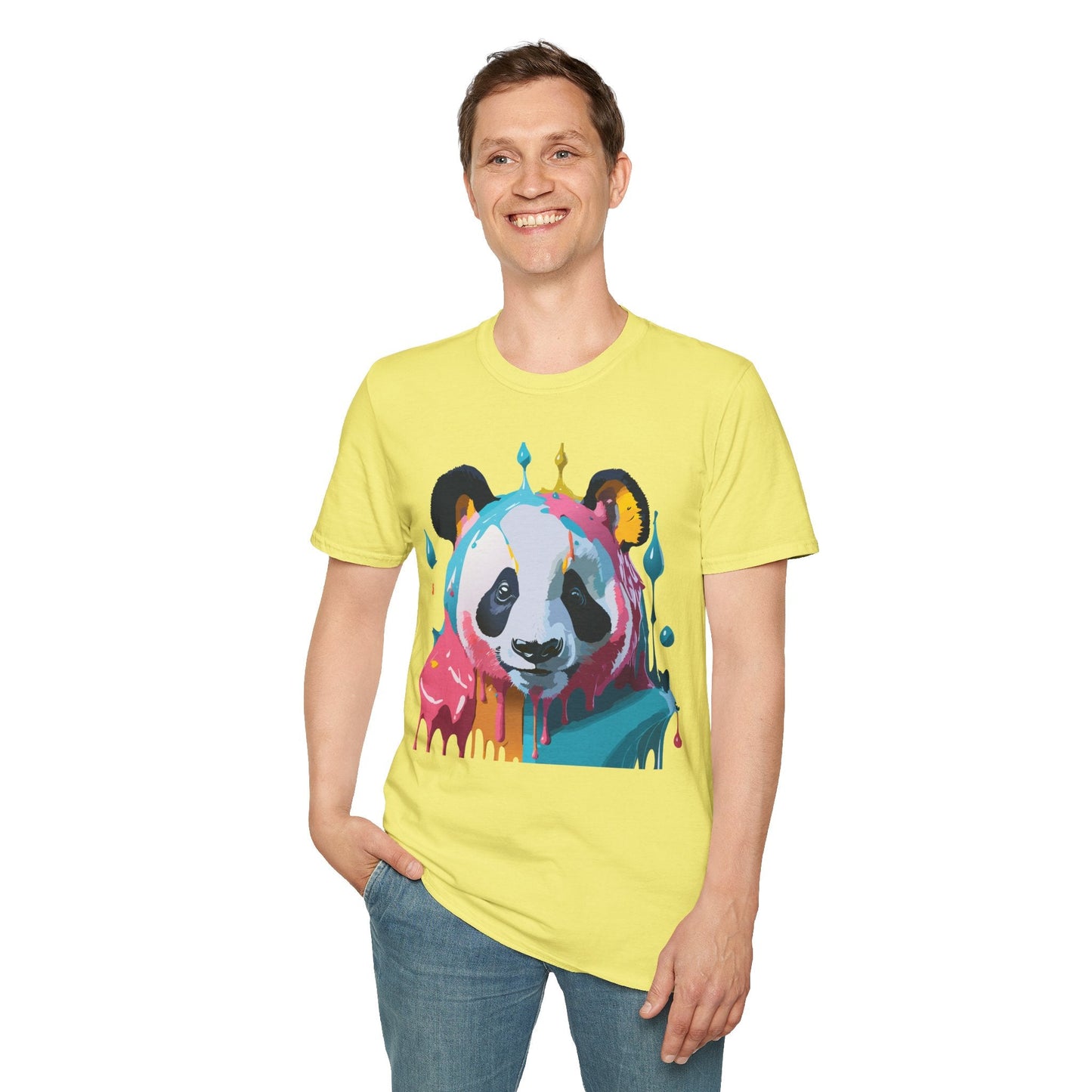 Panda Shirt Unisex T Shirt Panda Lover Gift Gildan Softstyle Tee 100 Percent Cotton