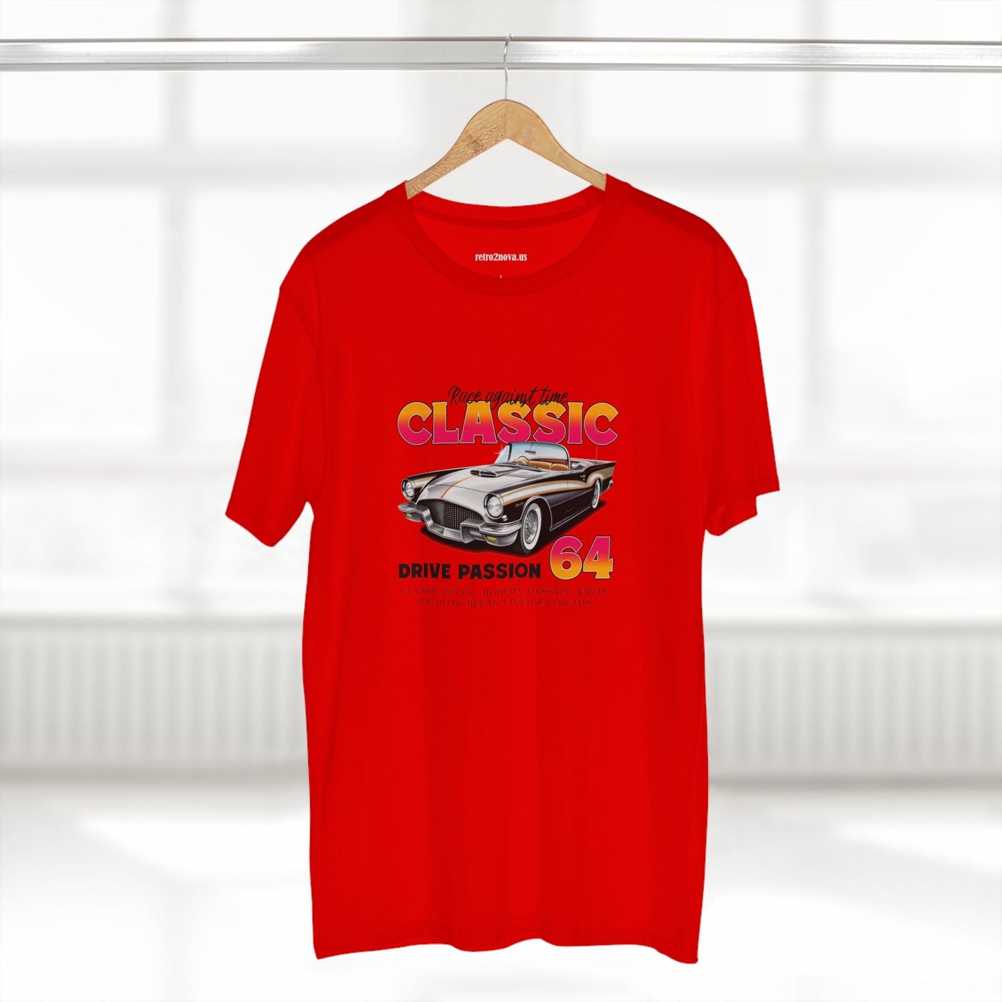 Retro Car Shirts Vintage Car Shirts Unisex Premium Cotton Tee With Original Art Design RC 16
