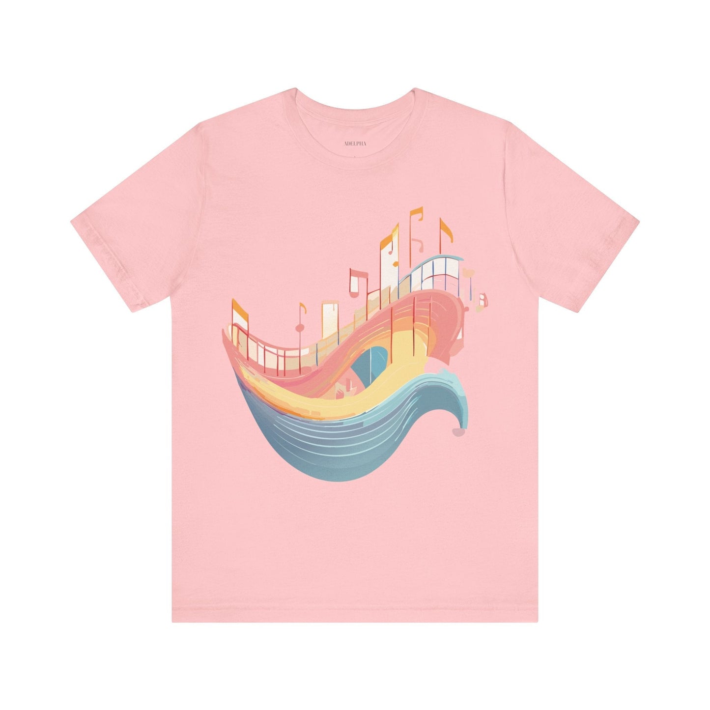 Adelpha Music T Shirt Unisex Graphic Tee Vintage Art Design Jersey Short Sleeve Premium