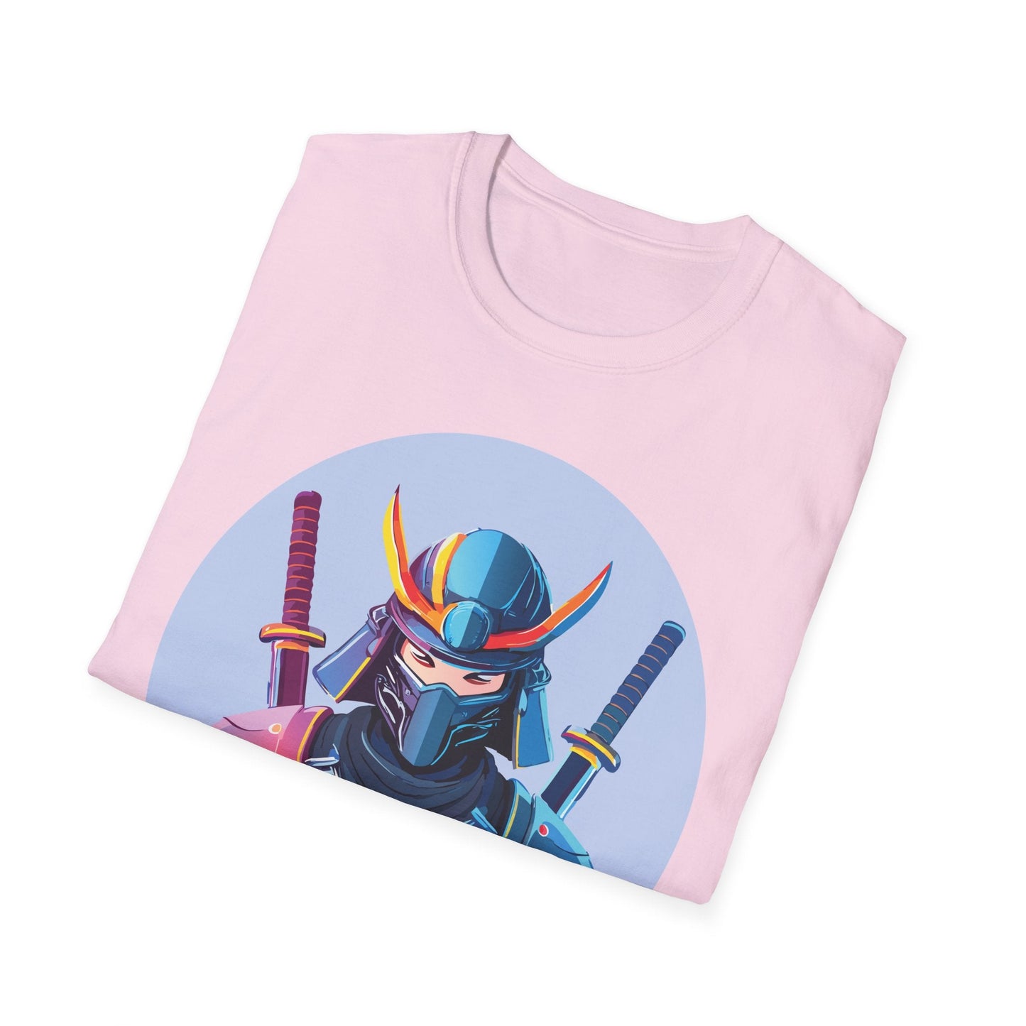 Samurai T Shirt Unisex Softstyle Gildan 64000 Breathable Cotton Tee For Everyday Wear