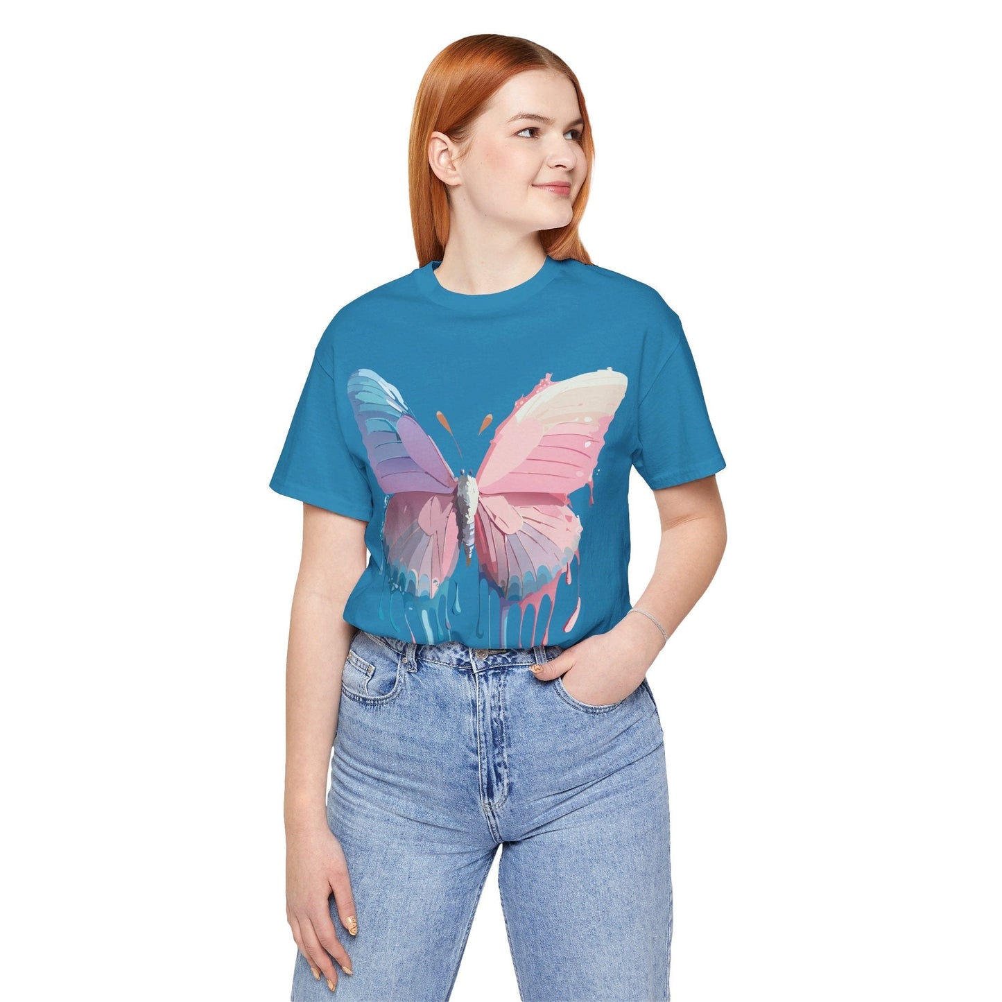 Adelpha Butterfly Graphic Tee Unisex Short Sleeve Art Design Shirt