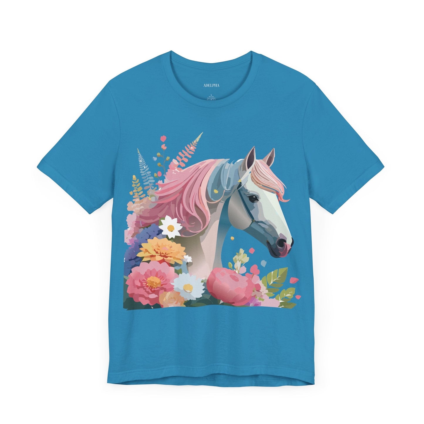 Horse Graphic Unisex 100 Cotton Vintage Animal Art T-Shirt 3