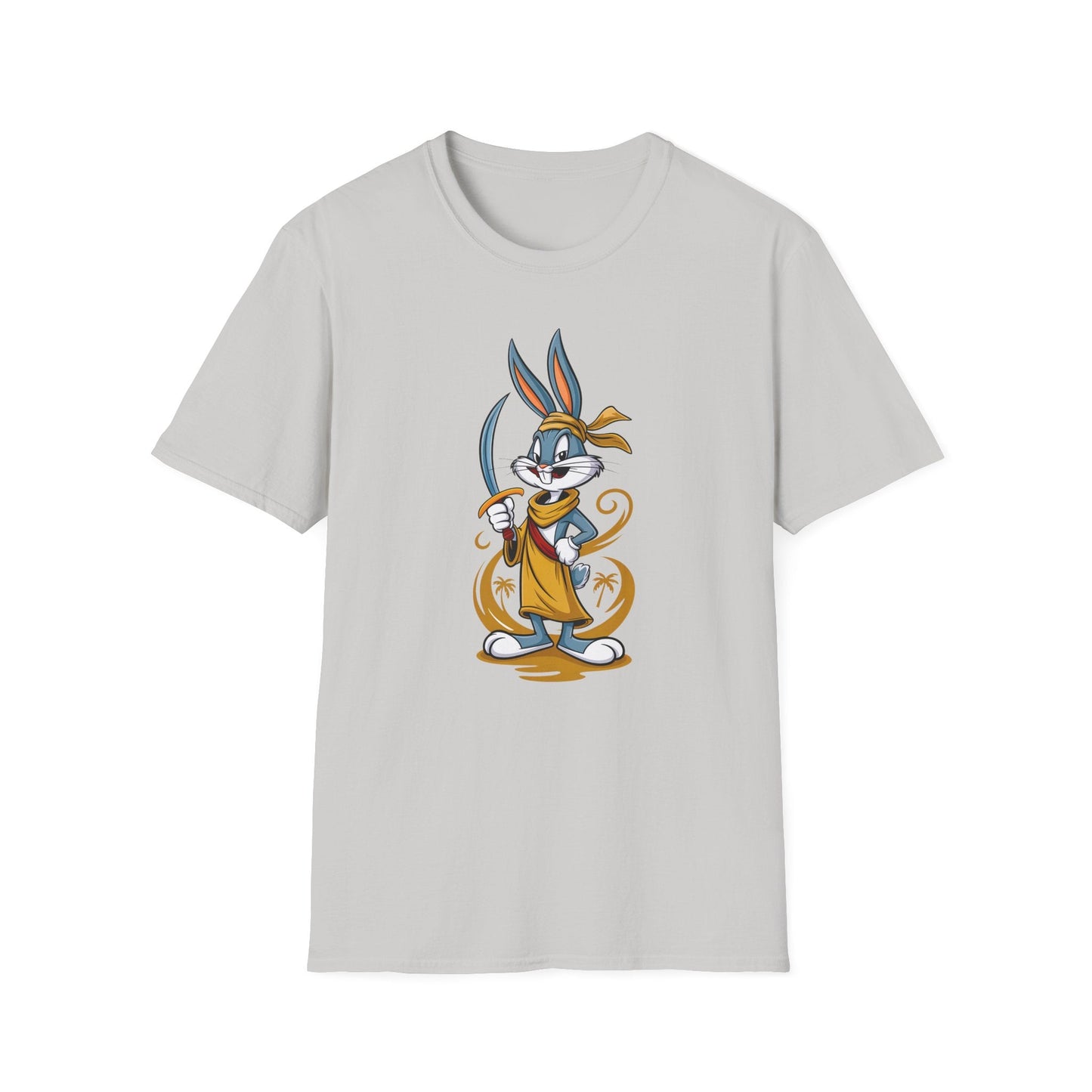 Bugs Bunny T Shirt Unisex Short Sleeve Cartoon Graphic Animation Gildan Softstyle 64000