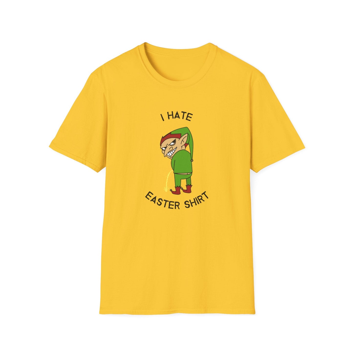 Unisex Easter T Shirt With Art Design Softstyle 100 Percent Ring Spun Cotton Lightweight Tee