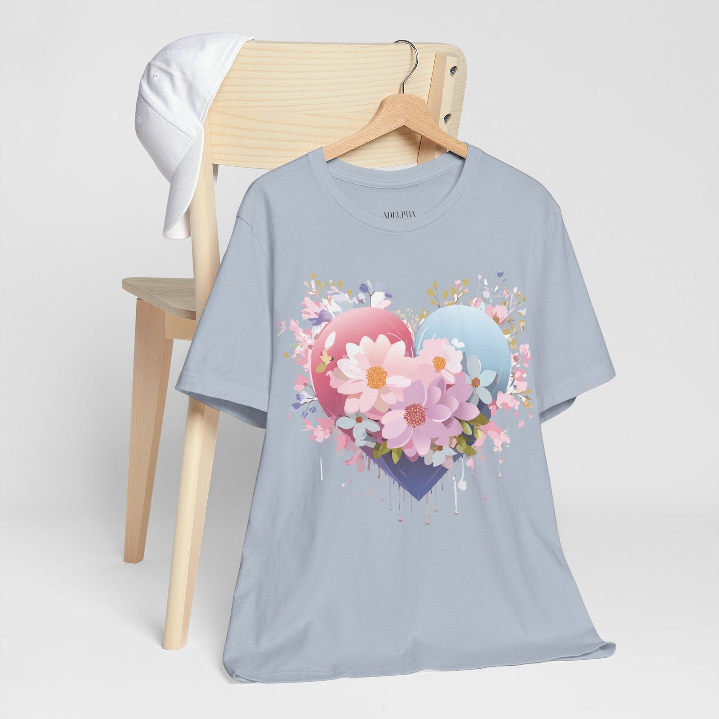 Adelpha Vintage Inspired Graphic Tee Unisex Jersey Short Sleeve Art Design Shirt