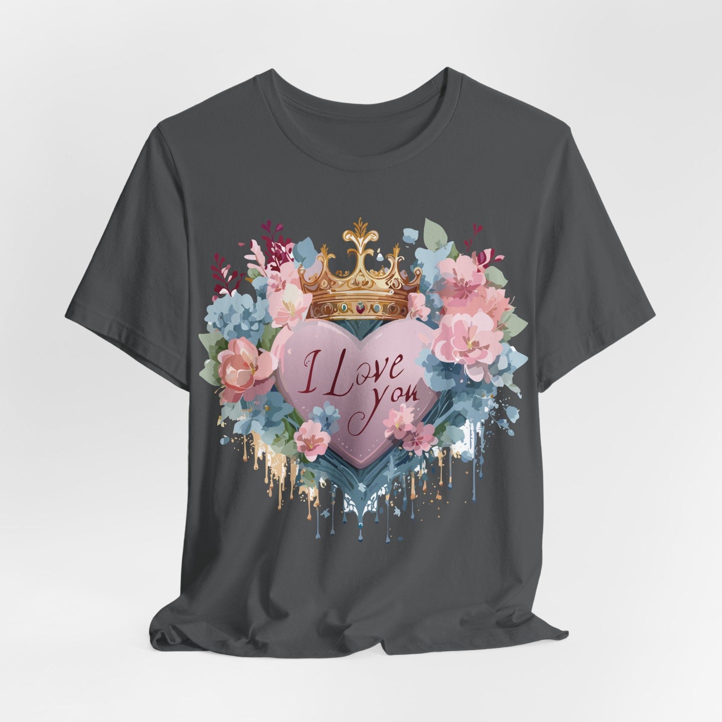 Valentine Graphic Tee Unisex Short Sleeve Jersey Shirt Adelpha Vintage Art Design