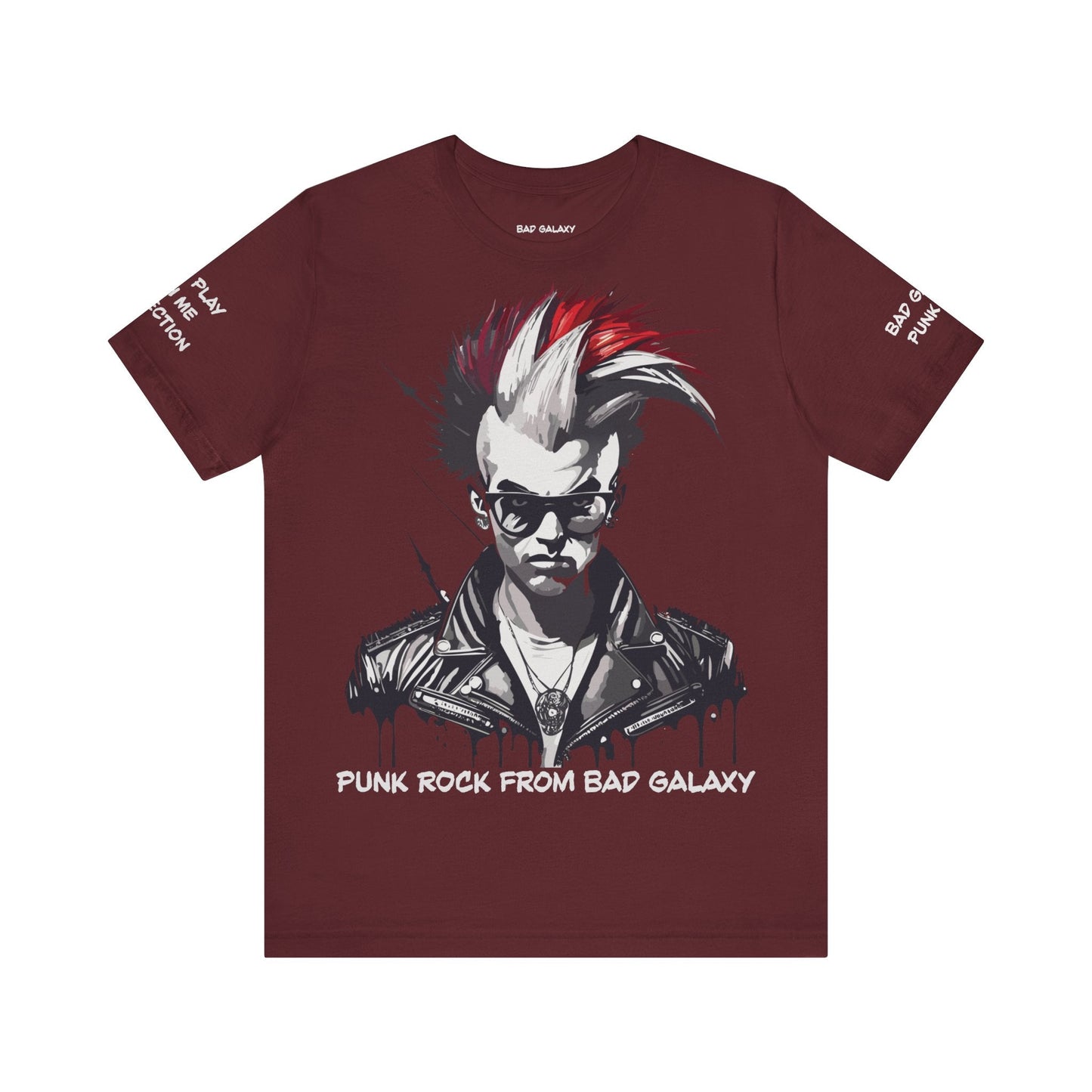 Punk Rock Tee Shirt Made In USA 100 Percent Cotton Eco Friendly Inks Durable Stitching