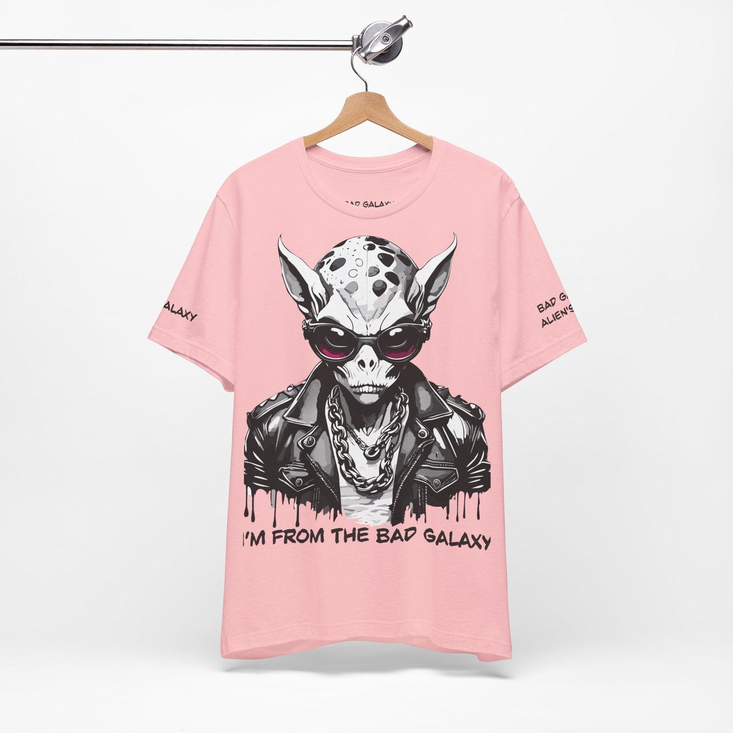 Alien Tee Shirt From Bad Galaxy 100 Cotton Made To Order With Eco Friendly Inks USA