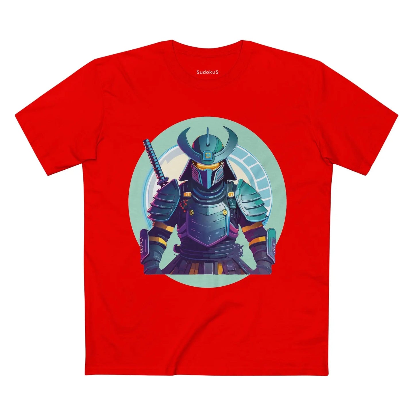 Samurai Graphic Unisex 100 Cotton Staple Tee 14