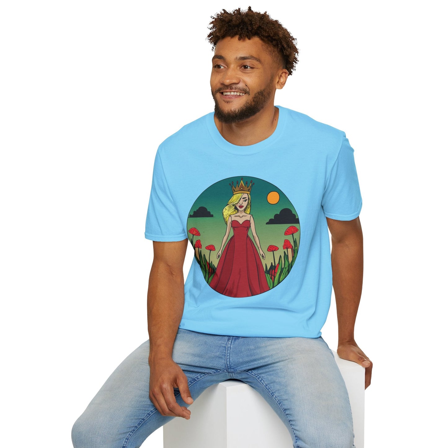 Womens Graphic T Shirt Art Design Tee Unisex Softstyle 64000 Ring Spun Cotton Daily Wear