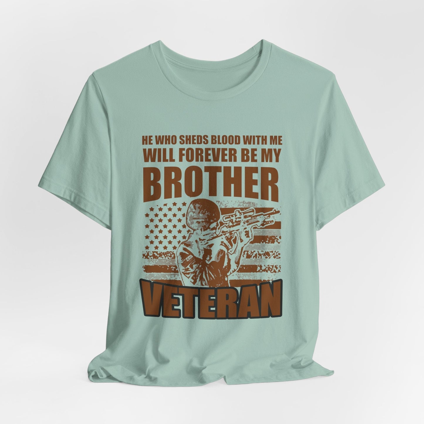 Army Veteran Patriotic Graphic Design Unisex Cotton T-Shirt v47
