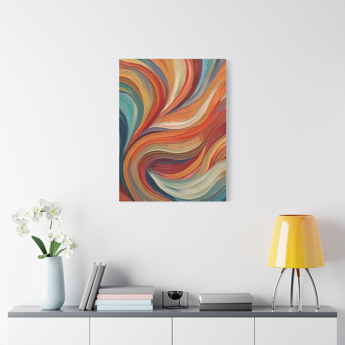 Abstract Oil Painting Print Canvas 20x24,20x30,24x30 24x32,24x36,30x40 32x48,36x48,40x60 Pine-Wood Inner Frame ABS-99