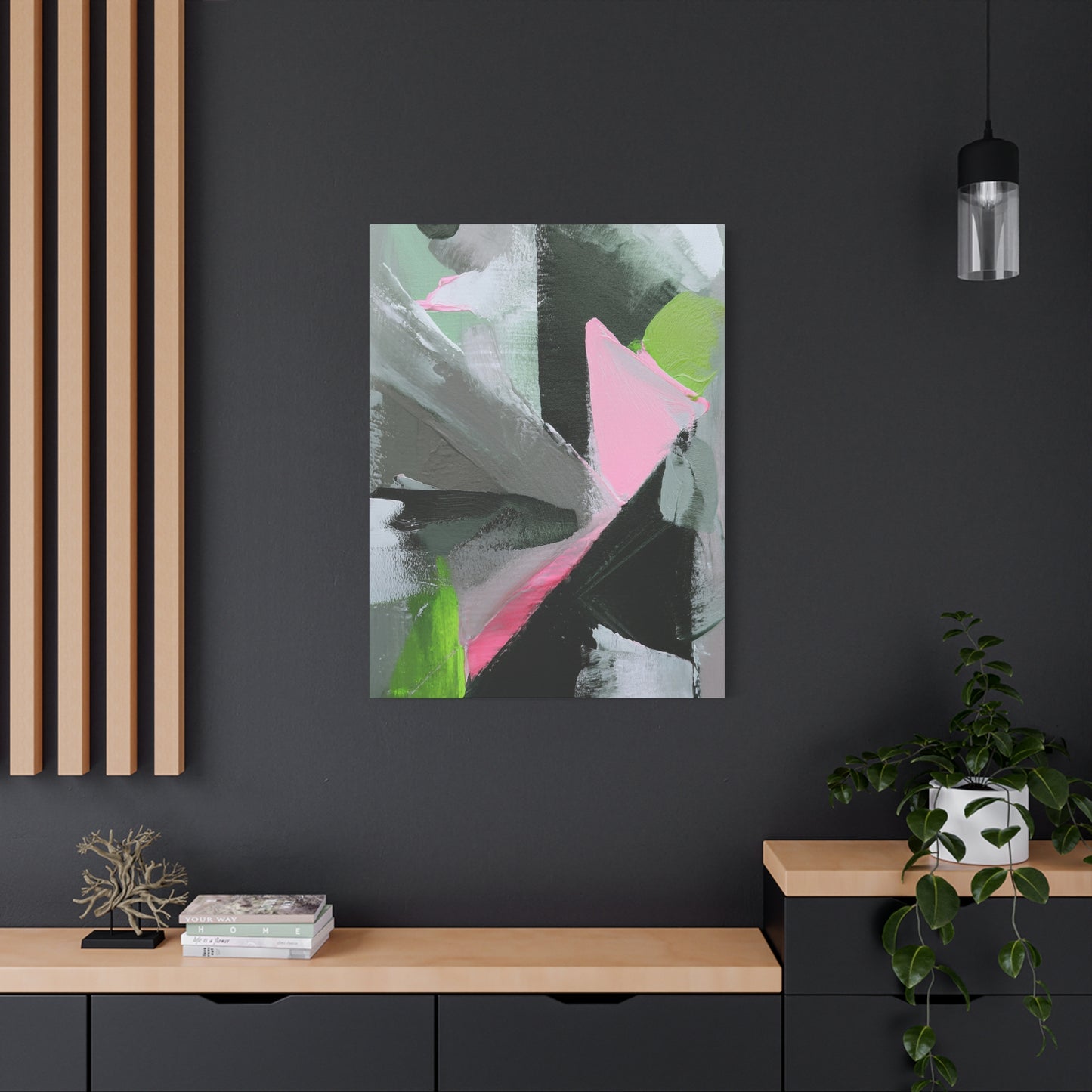 Abstract Geometric Painting Print Canvas 20x24,20x30,24x30 24x32,24x36,30x40 32x48,36x48,40x60 Pine-Wood Inner Frame ABS-41