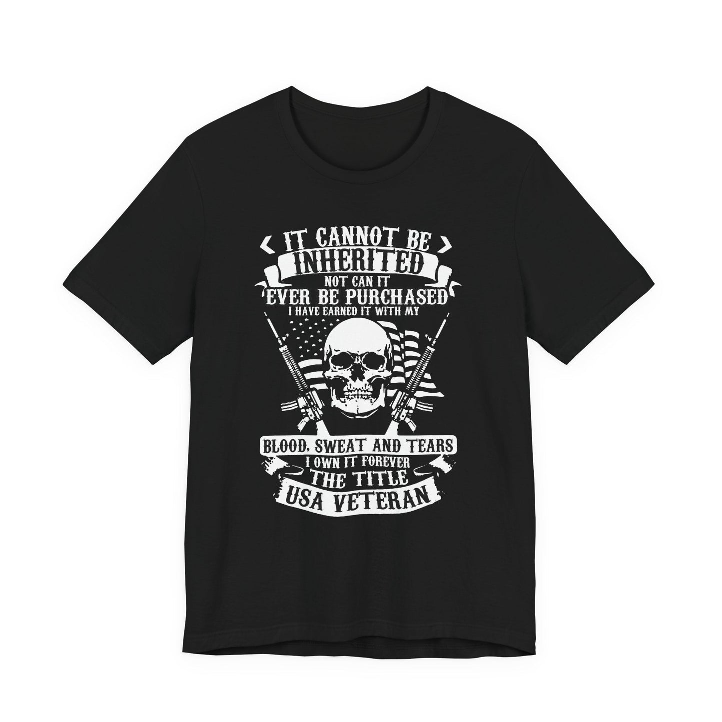 Army Veteran Patriotic Graphic Design Unisex Cotton T-Shirt v54