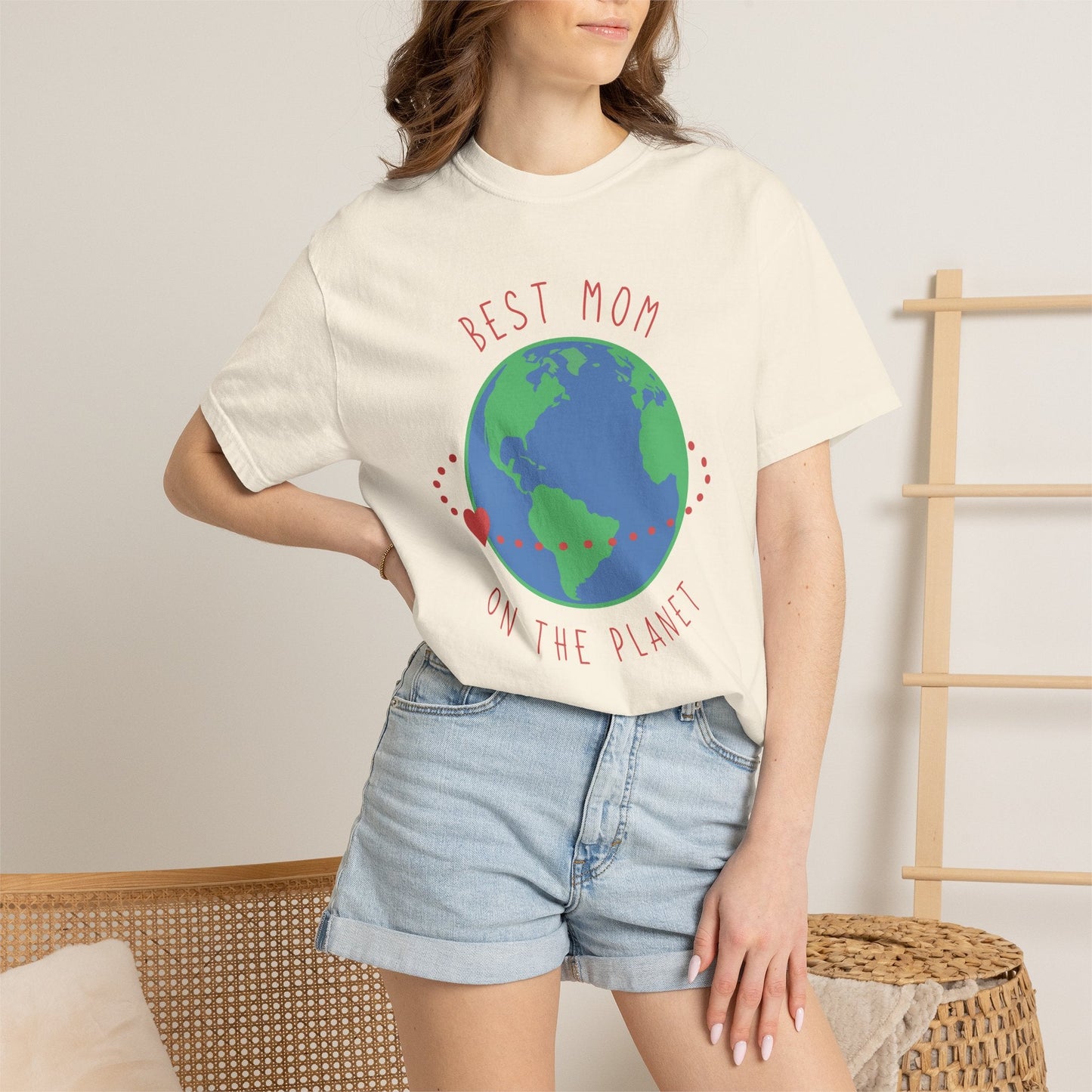 Mom T-shirt Mother's Day Mama Tee Unisex Comfort Colors Garment-Dyed Cotton h33