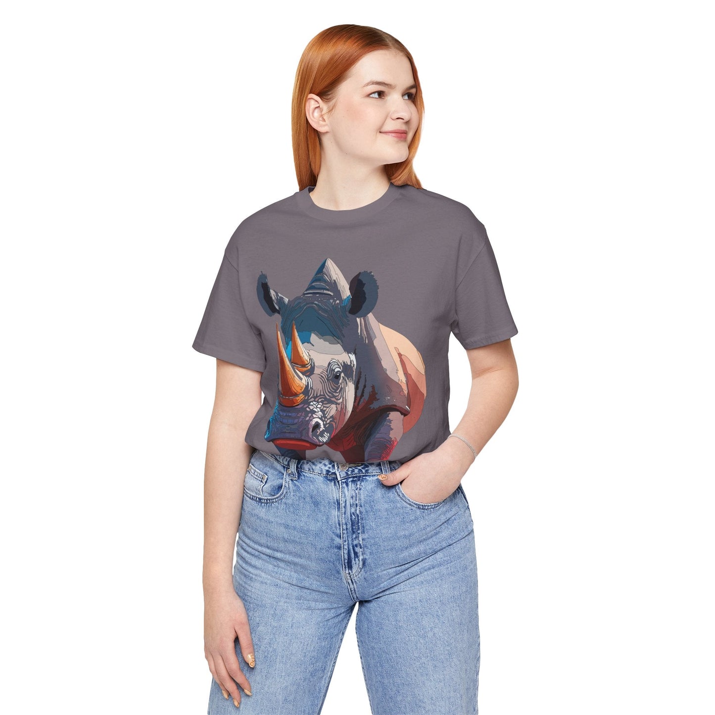 Unisex Animal Shirt Tee With Art Design Wild Animals Gildan Softstyle 64000 Graphic Tee