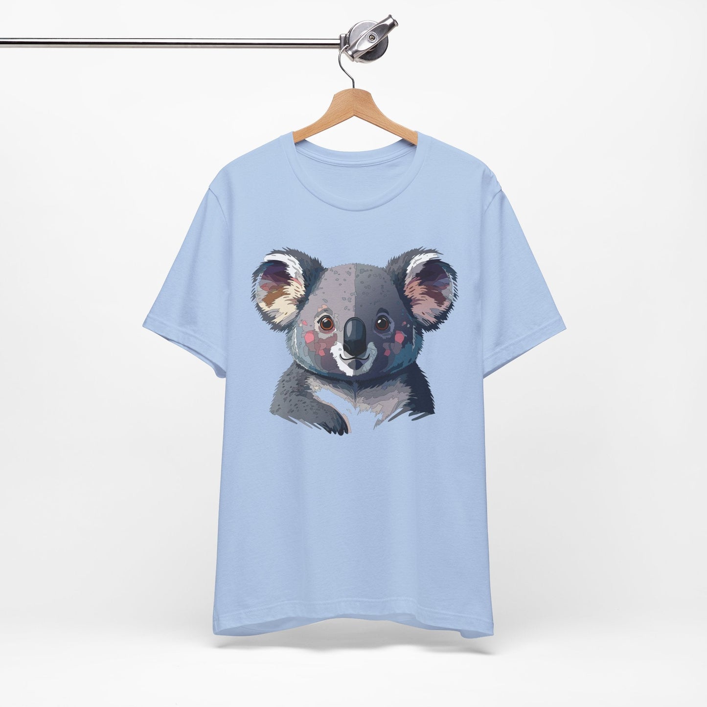 Unisex Animal Shirt With Animal Art Design Tee Wild Animals Short Sleeve Jersey Cotton