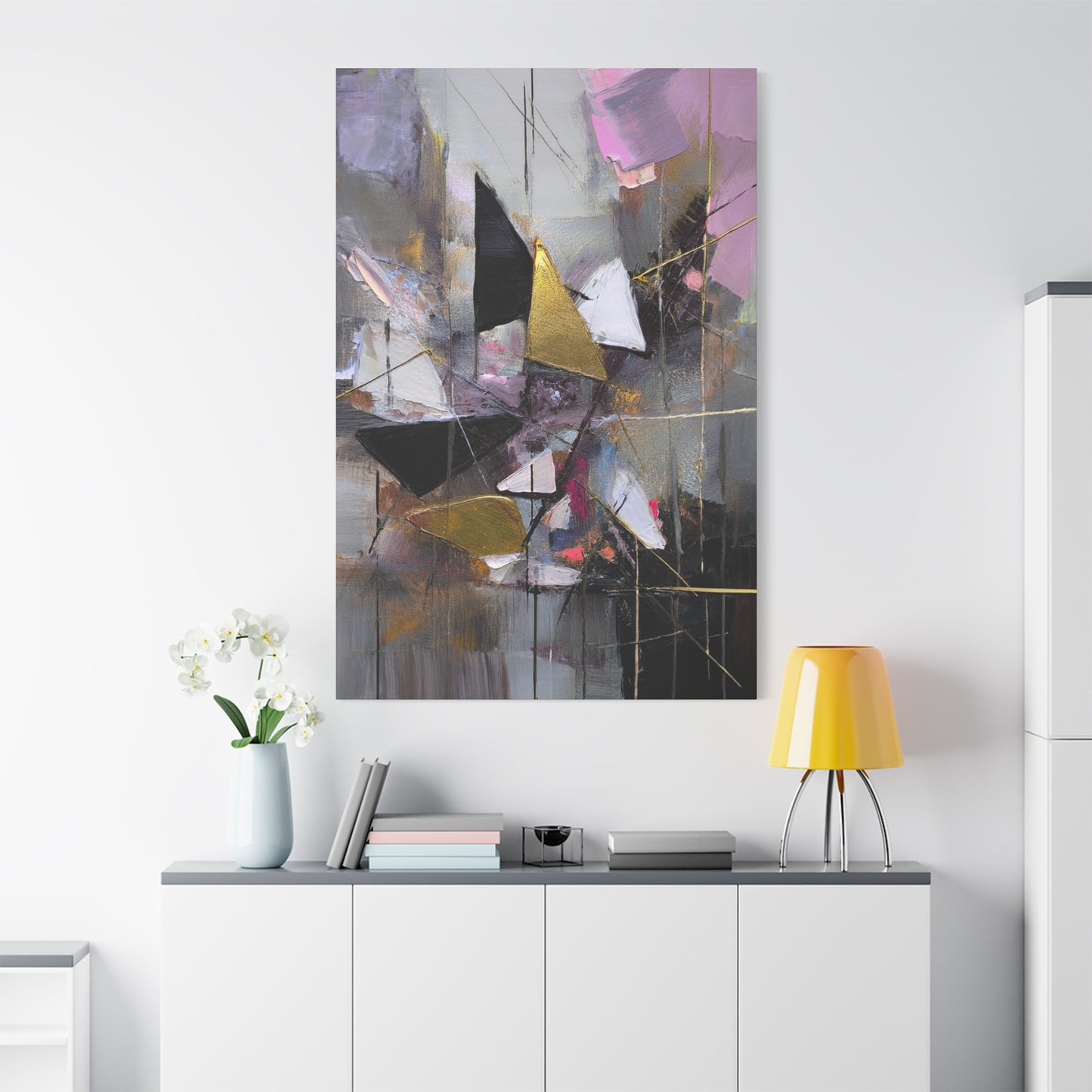 Abstract Oil Painting Print Canvas 20x24,20x30,24x30 24x32,24x36,30x40 32x48,36x48,40x60 Pine-Wood Inner Frame ABS-217
