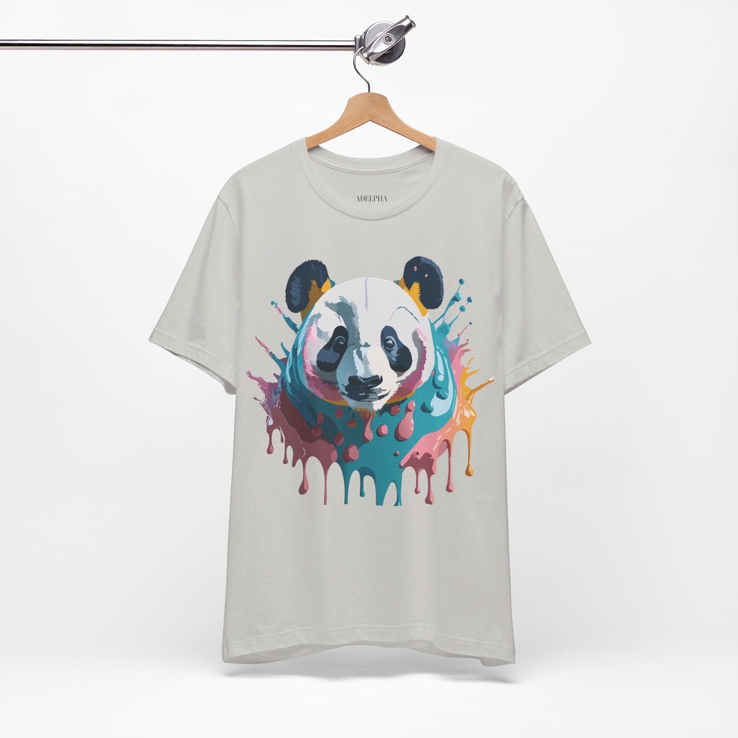 Panda Graphic T Shirt Unisex Jersey Short Sleeve Adelpha Vintage Inspired Art Tee Premium Quality