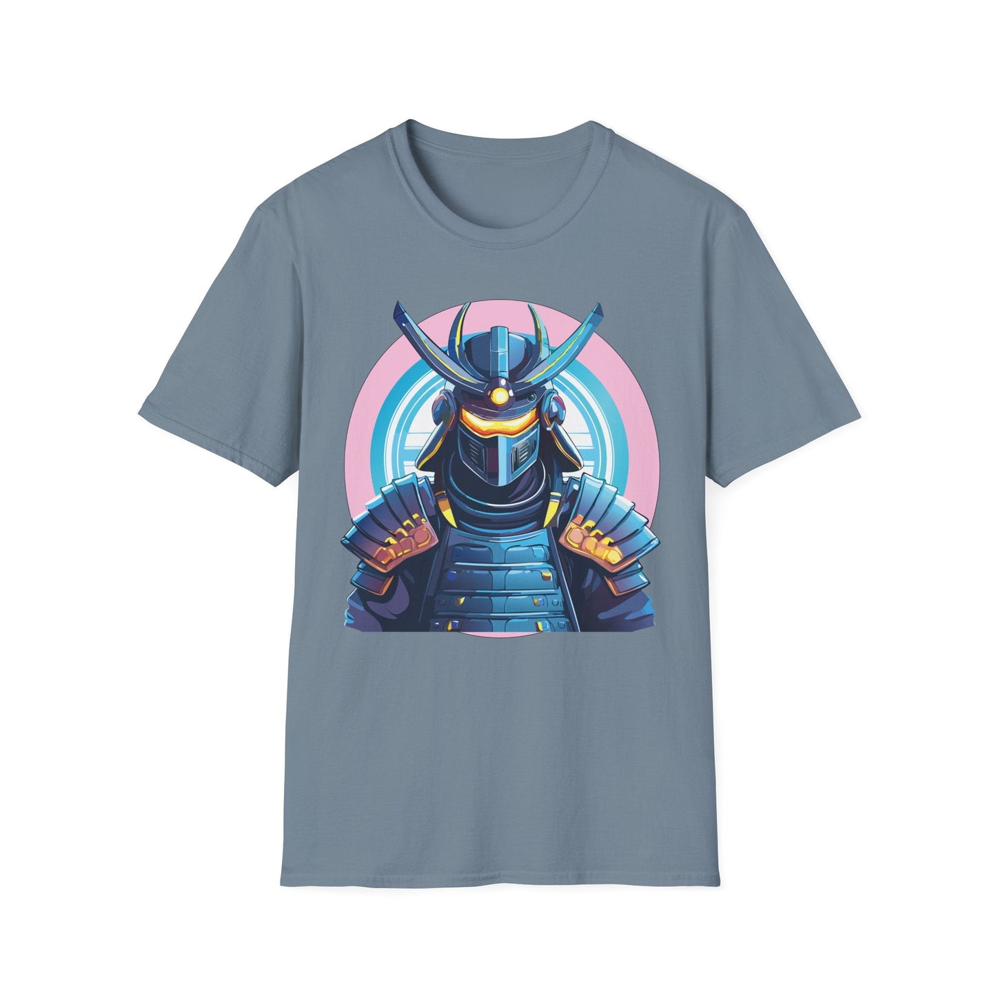 Samurai Shirt Unisex Gildan Softstyle 64000 Tee 100 Percent Ring Spun Cotton Breathable Lightweight