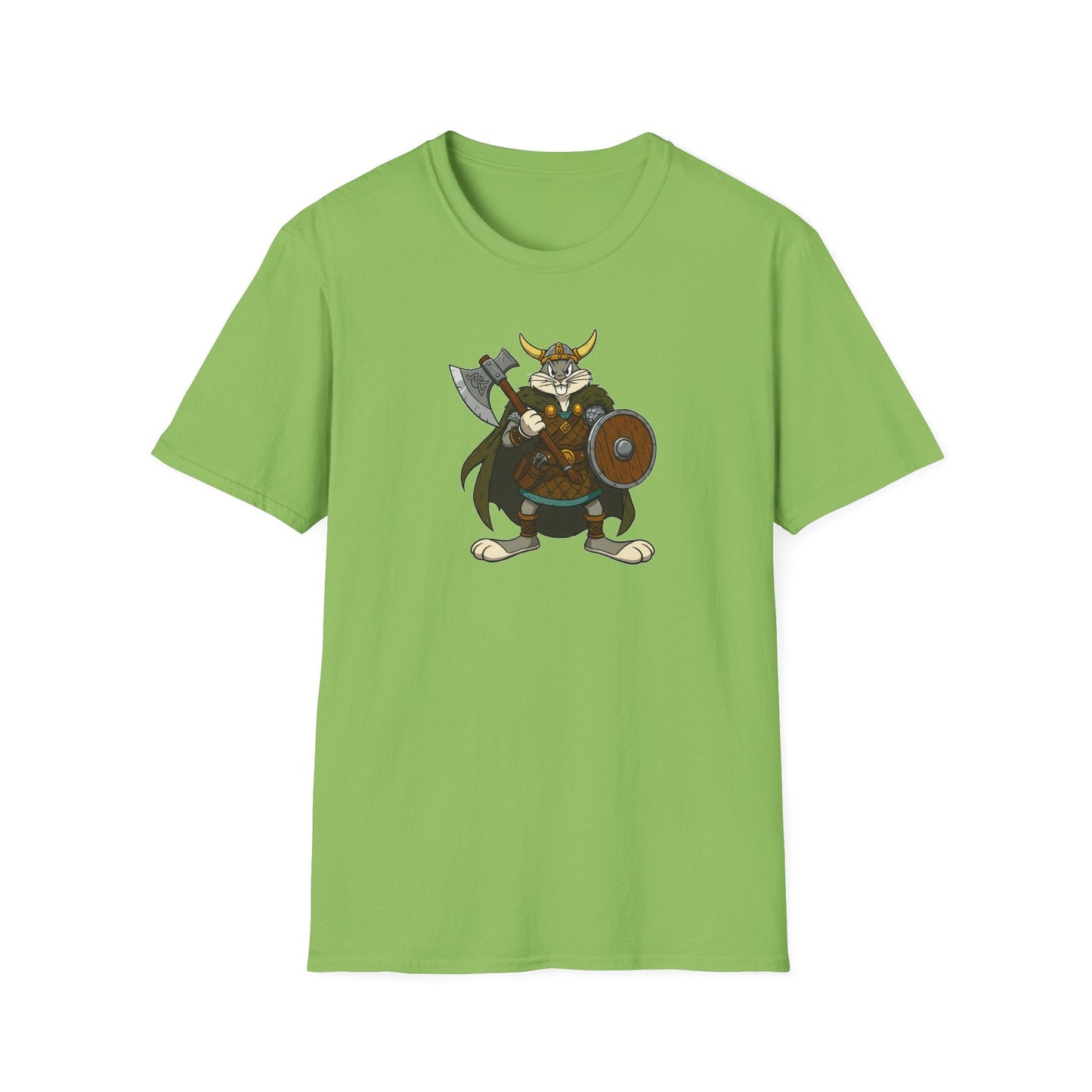 Bugs Bunny T Shirt Cartoon Design Unisex Graphic Tee Gildan Softstyle 64000 Animation Artwork
