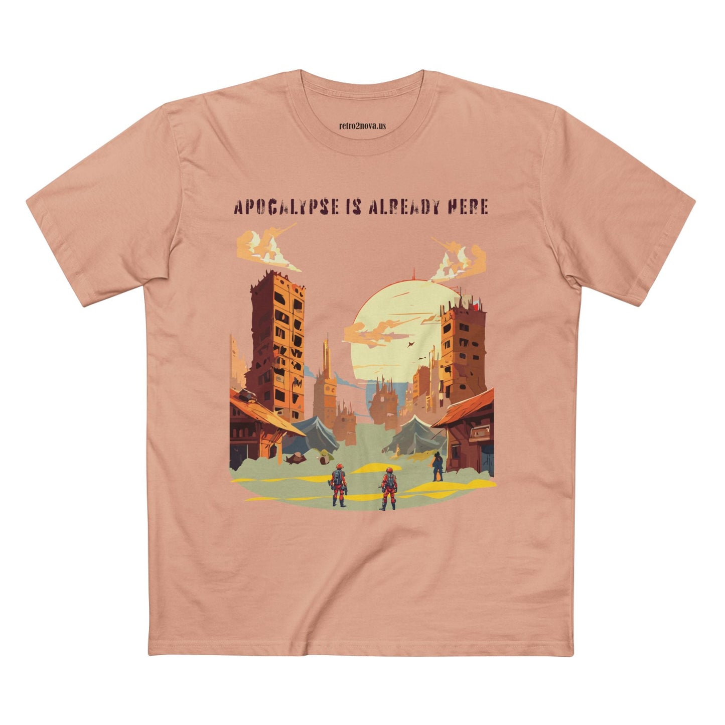 Unisex Premium Cotton Staple Tee With Original Art Design From Retro2Nova Art Collection