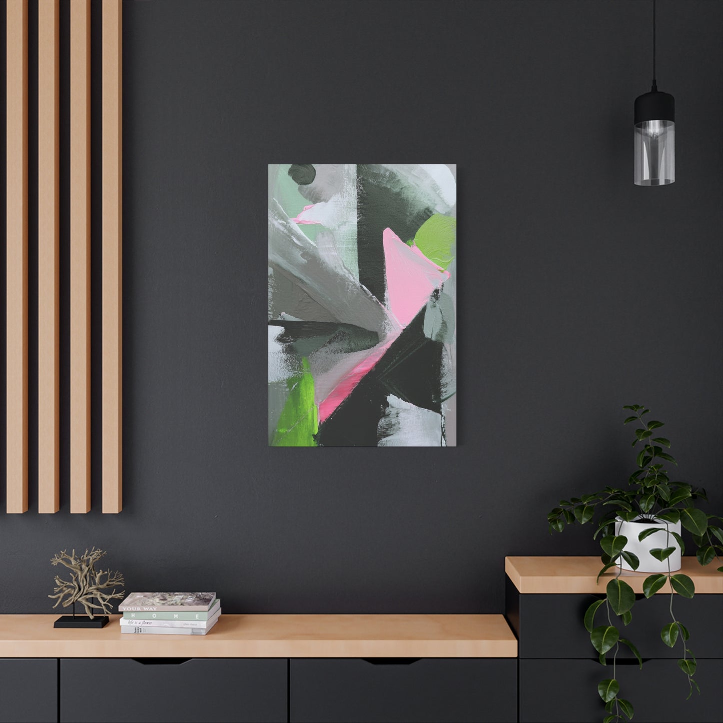 Abstract Geometric Painting Print Canvas 20x24,20x30,24x30 24x32,24x36,30x40 32x48,36x48,40x60 Pine-Wood Inner Frame ABS-41