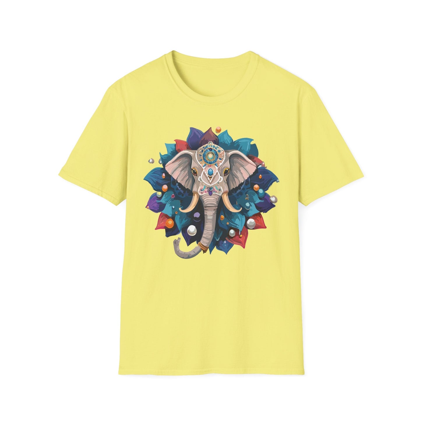 Elephant T Shirt Unisex Softstyle 64000 Short Sleeve Cotton Tee Comfortable Everyday Wear