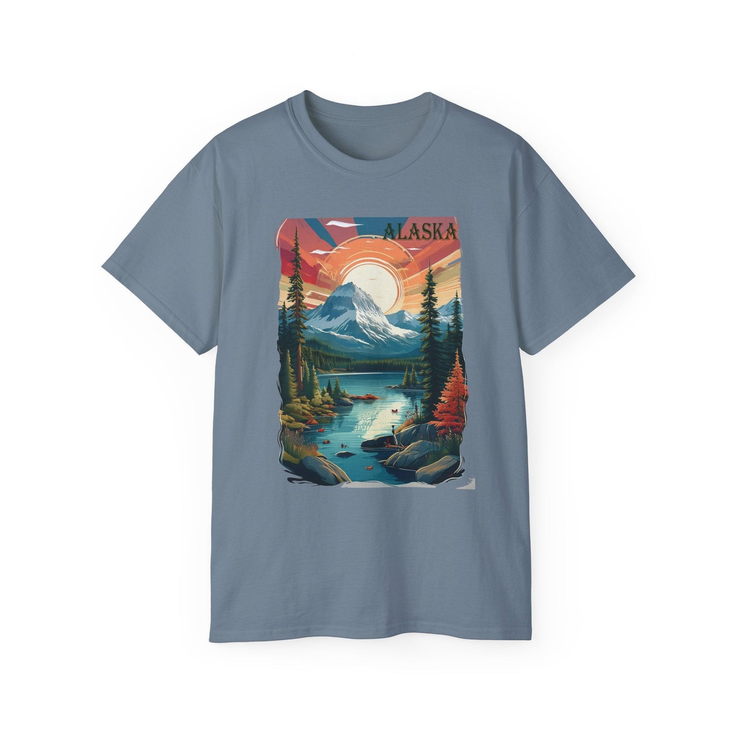 Alaska Graphic Unisex Cotton T‑Shirt 4