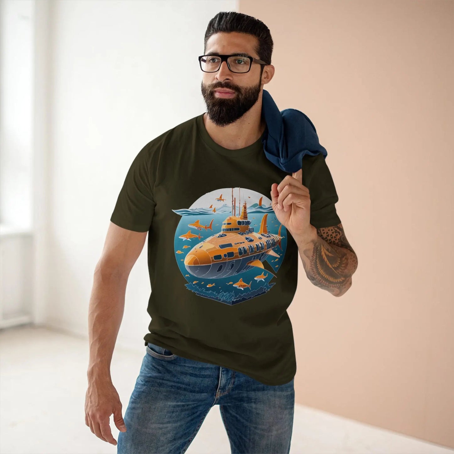 Ocean Coast Graphic Unisex 100 Cotton Staple Tee 19