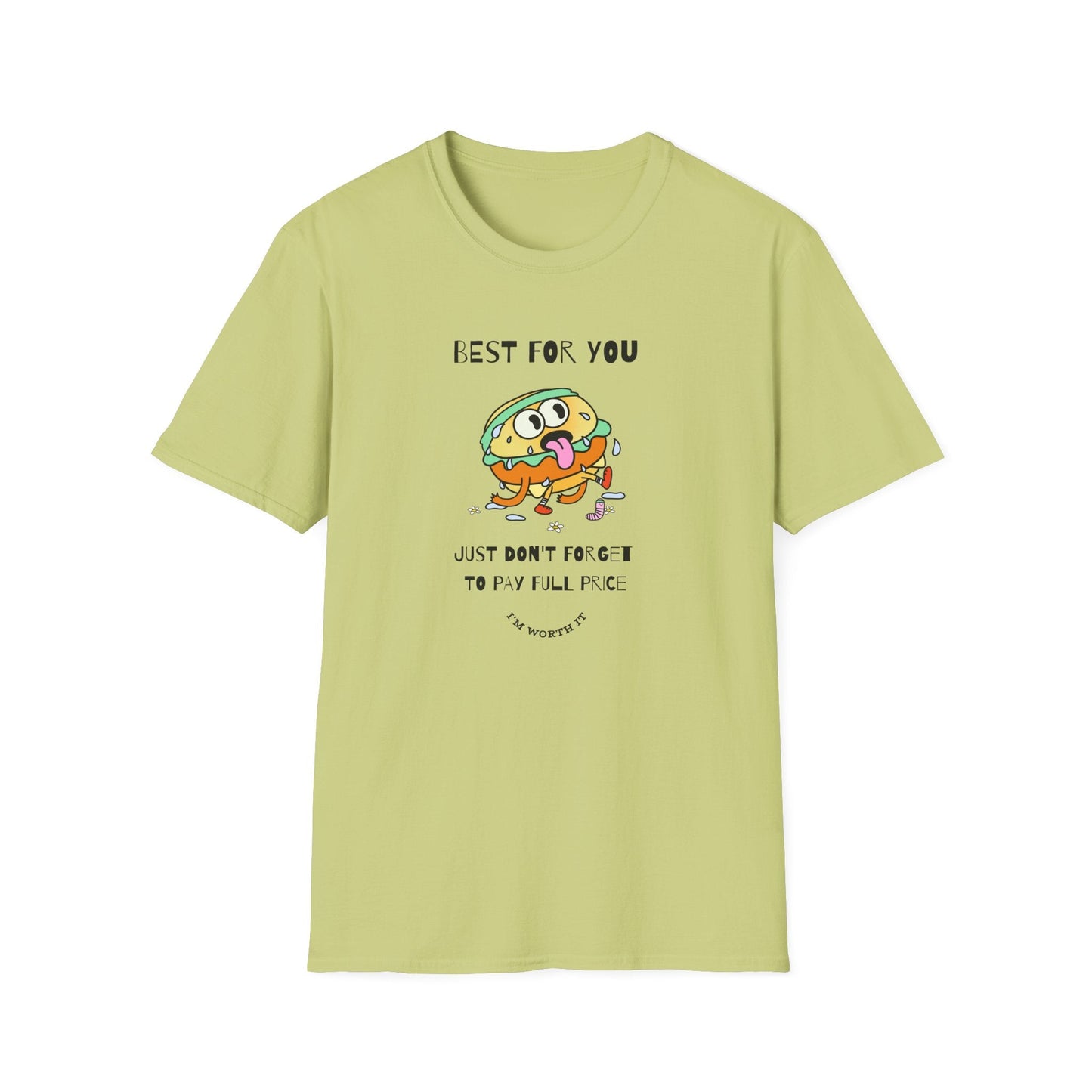 Funny Food T Shirts Unisex Softstyle Tee Gildan 64000 100 Percent Ring Spun Cotton Comfortable Graphic Tee