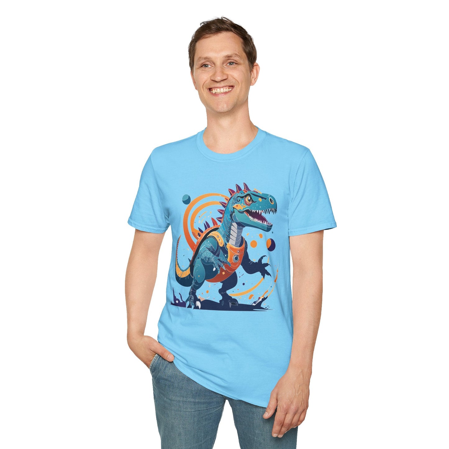 Unisex Alien T Shirt Cosmos Tee With Alien Design Gildan Softstyle 64000 Ring Spun Cotton