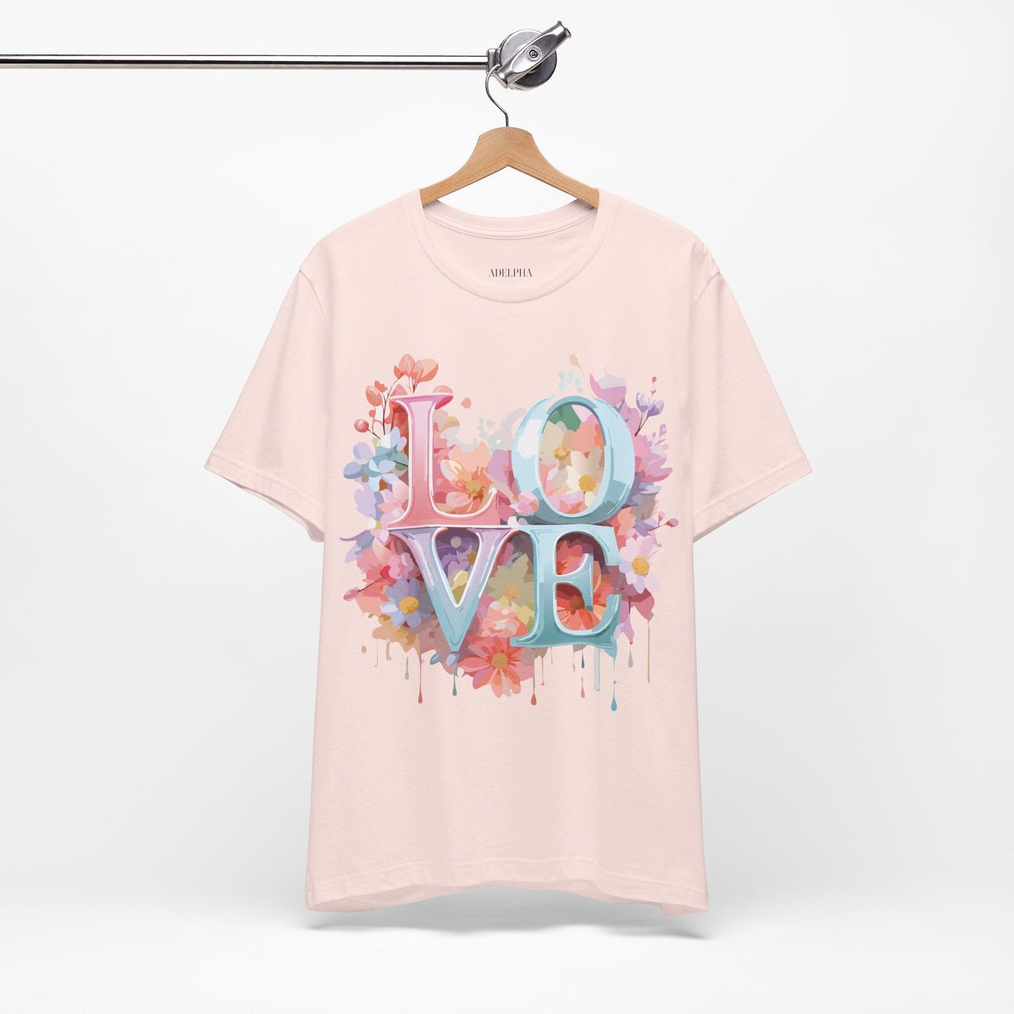 Valentine Graphic Tee Unisex Jersey Short Sleeve Art Design By Adelpha Premium Vintage