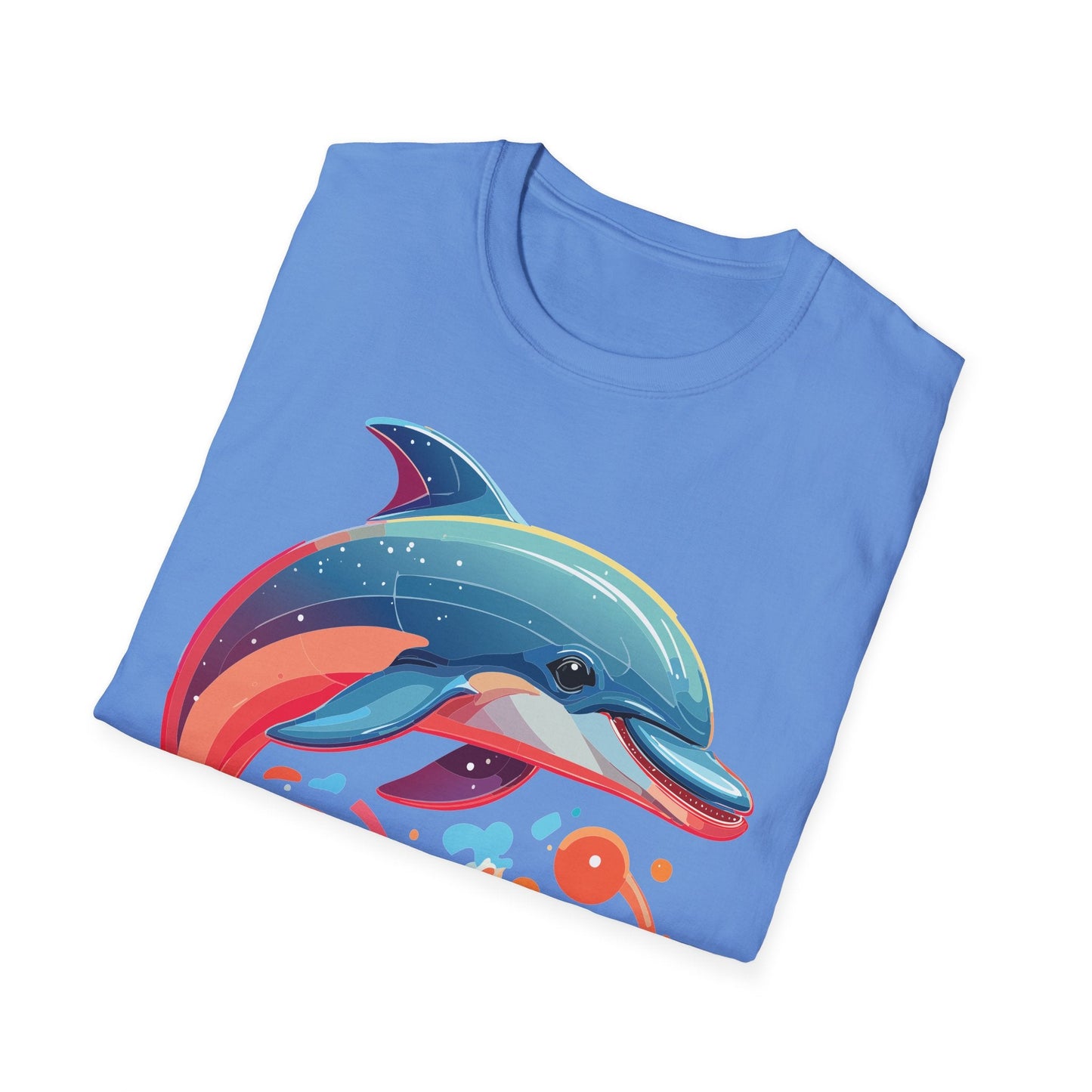 Gildan Softstyle Dolphin Shirt Unisex Short Sleeve Tee 100 Percent Ring Spun Cotton Comfortable Wear