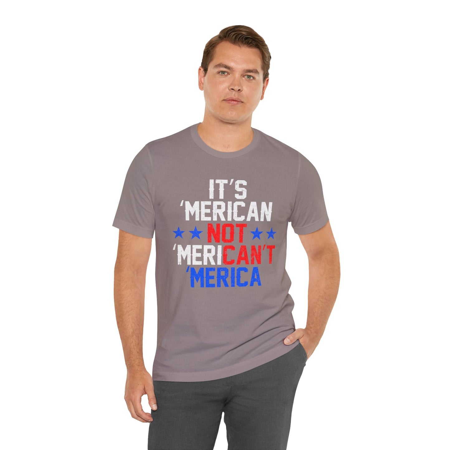 Patriotic USA Stars Graphic Unisex Cotton T-Shirt a5