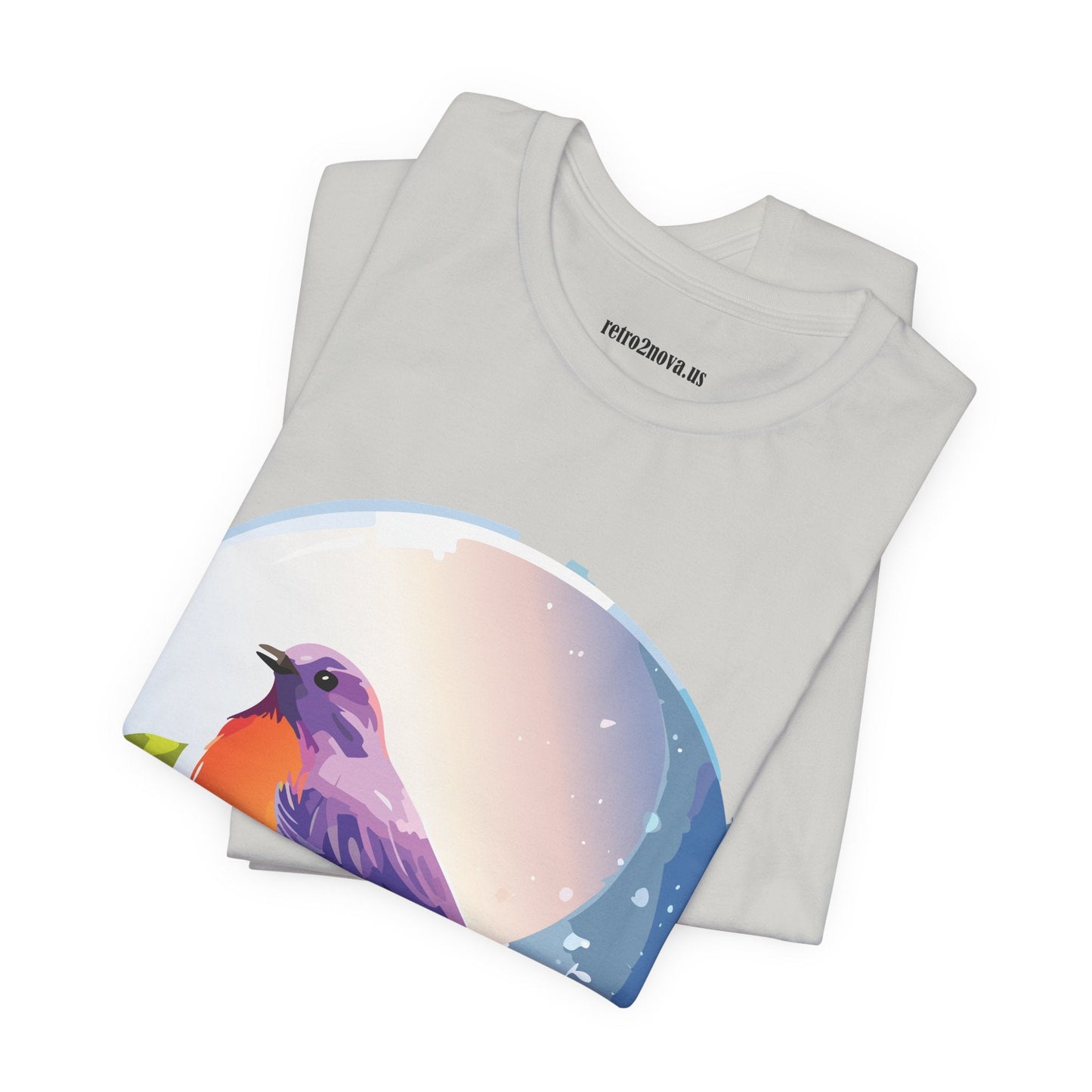 Unisex Animals And Bird Shirt Graphic Cotton T Shirt With Original Retro2Nova Art Premium Short Sleeve Tee